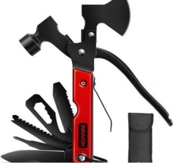 Multitool multifuncțional 17‑în‑1 cu ciocan și toporaș