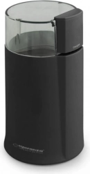 Râșniță electrică de cafea Espresso neagră