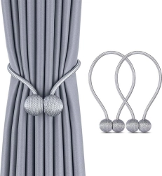 AG701 suport pentru perdele gri 2 bucăți