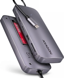 Hub USB multiport 6-în-1 AXAGON HMC-6GM2