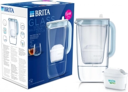 Cană de filtrare din sticlă 2,5 l + 1 cartuș BRITA MAXTRA PRO Pure Performance