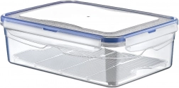 Cutie din plastic pentru alimente cu capac etanș și grilaj 4,3 l