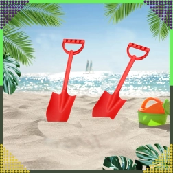 Lopățică pentru nisip XXL 64 cm – lopată de plastic pentru copii cu mâner solid