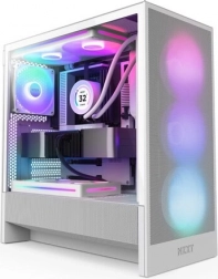 Carcasă de computer NZXT H5 Flow RGB Albă