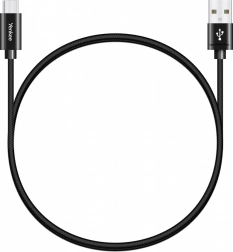 cablu usb-a 2.0 / usb-c 3 a, 480 mb/s, împletit