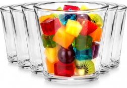 Pahare de desert din sticlă 180 ml, set 6 buc