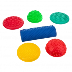 Pistă de echilibru senzorială – set cu 6 elemente