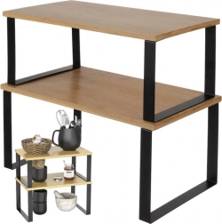 Etajeră de bucătărie din bambus Ruhhy – 2 bucăți