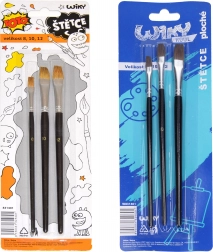 Set de pensule plate 3 buc