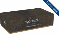 Galison Puzzle Gravură în lemn: Trei enigme 3x300 piese