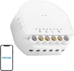 Întrerupător inteligent Wi‑Fi de perete Meross pentru Apple HomeKit