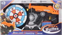 Pistolă de spumă pentru copii cu țintă