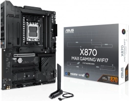 Asus X870 Max Gaming WiFi 7 – placă de bază AM5 cu DDR5, HDMI și USB‑C