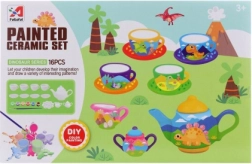 Set de ceai de pictat cu dinozauri