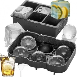 Forme din silicon 2în1 pentru cuburi și bile de gheață RUHHY