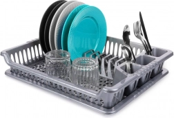 Scurgător de vase gri 46 × 37 × 8,5 cm