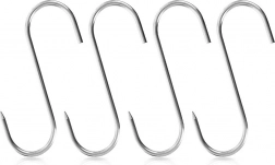 Cârlige de afumat tip S 15 × 12 cm, inox, 4 buc.