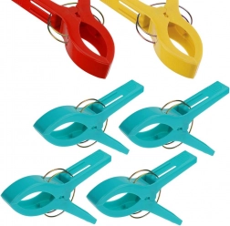 Clepse pentru prosop de plajă, set 4 buc.