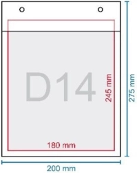 Plic cu bule D14 200 × 275 mm autoadeziv