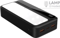 Powerbanka cu lampă REBELTEC P20 LCD PD, 20000 mAh