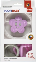 Set de zornăitoare – lanț și steluță/ﬂoricică, colorate