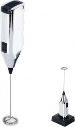 Spumator electric de lapte manual cu suport, 20 cm