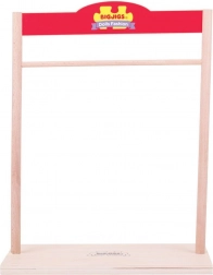 Cuier din lemn pentru hainele păpușilor Bigjigs