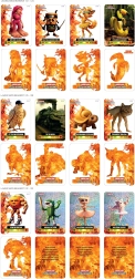 Cărți colecționabile laminate BRAINROT – ediția italiană