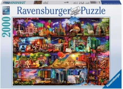 Puzzle 2000 piese – Lumea cărților