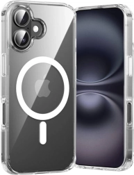 Husă transparentă Vention pentru iPhone 16 cu MagSafe