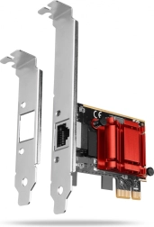 Placă de rețea PCIe Gigabit Ethernet cu cip Intel I210AT, RJ‑45, profil redus