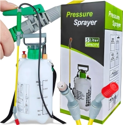 Pompă de stropit pentru grădină cu presiune 5 l cu lance reglabilă