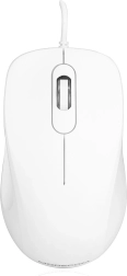 Mouse optic cu fir alb