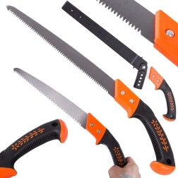 Fierăstrău manual de grădină pentru crengi cu husă pentru curea