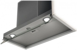 Hota tip șemineu BOXIN LUX 90 cm inox