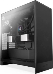 NZXT H7 Flow mid‑tower cu panou lateral din sticlă securizată (2024) negru