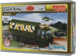 Set de construcție Monti System MS 11 Armata Cehă Tatra 815 1:48 în cutie 22x15x6cm