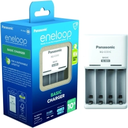 Încărcător Eneloop advanced AA/AAA + 4× AA 2000 mAh