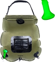 Duș camping solar 20 l cu termometru