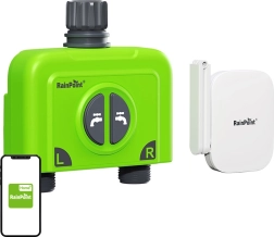 Unitate inteligentă de control al irigării Wi‑Fi pentru 2 zone cu poartă RAINPOINT