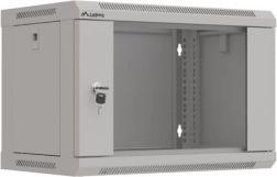 Dulap rack de instalare Lanberg 6U 540x350 gri cu uși de sticlă