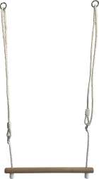 Bară fixă suspendată din lemn 2Kids Toys cu frânghii ajustabile