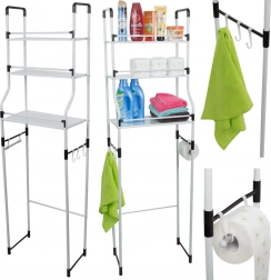 Raft de baie cu organizator și trei polițe