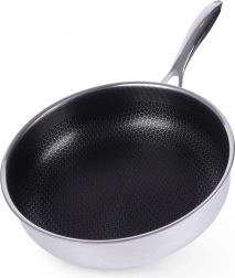 tigaie adâncă din inox COOKCELL 28 cm