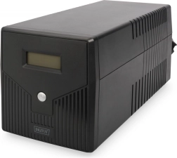 UPS Line-Interactive cu LCD, 1000VA/600W, 2x12V/7Ah, AVR, 4xSCHUKO, USB, RS232, RJ45