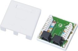 Priză de perete UTP Cat.5e 2x RJ45