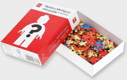 Puzzle LEGO minifigurină misterioasă 126 piese – Roșu