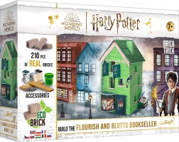 Set de construit BRICK TRICK HARRY POTTER – Librăria Flourish and Blotts, 210 piese