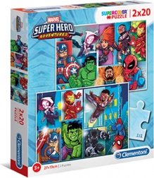 Puzzle Clementoni Marvel Supereroi 2x20 piese