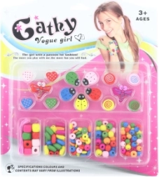 Mărgele din lemn pentru copii pentru realizarea brățărilor